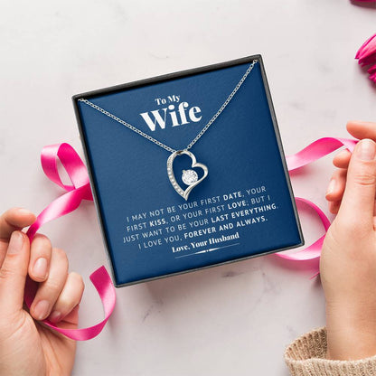 To My Wife Necklace Anniversary Gift For Wife Birthday Gift For Wife Gift For Wife Necklace For Wife Romantic Valentines Gift For Forever Love Necklace