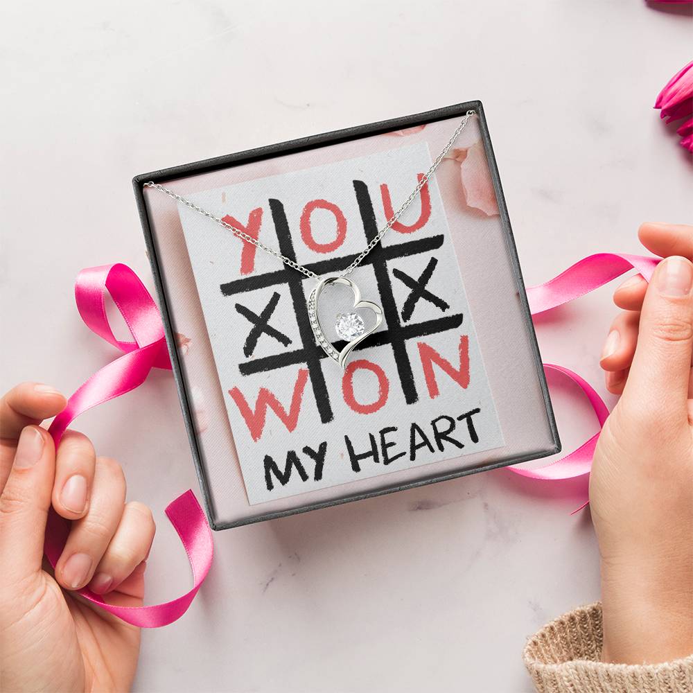 Xoxo Won My Heart Forever Love Necklace