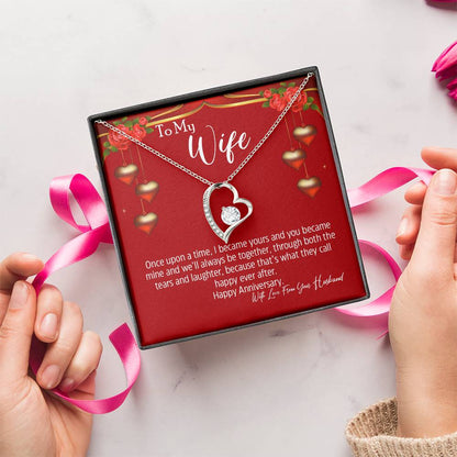 To My Wife We'll Always Be Together Forever Necklace 1 Forever Love Necklace