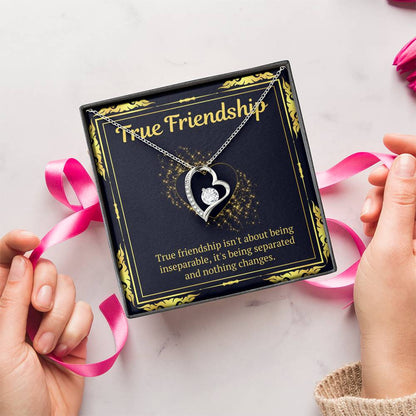 True Friendship Gift Forever Love Necklace