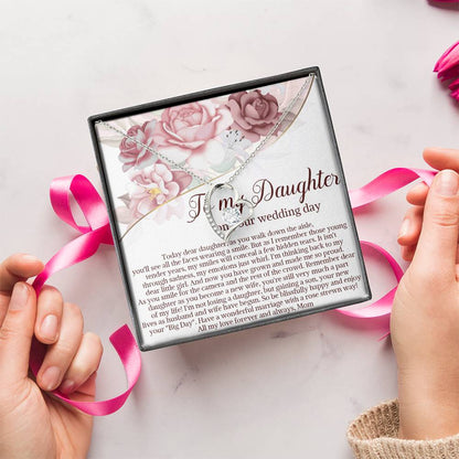 Daughter On Wedding Day Gift Daughter Wedding Gift From Mom And Dad Daughter Gift From Parents Daughterwedding Gift 1 Forever Love Necklace