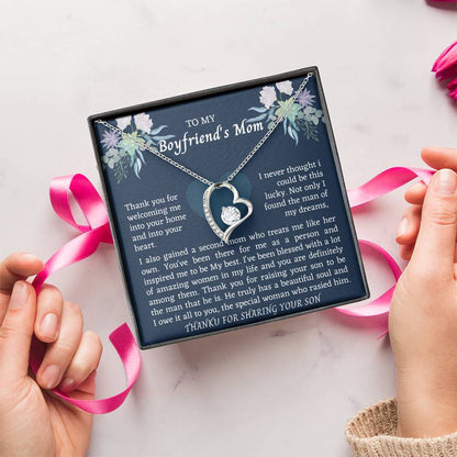 Forever Necklace Boyfriends Mom Forever Love Necklace