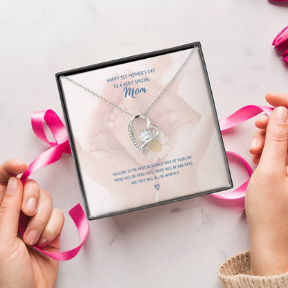 Forever Love Necklace First Mother's Day Daisy Forever Love Necklace