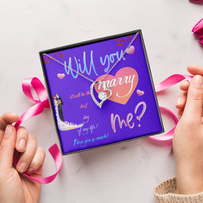 Wedding Gifts Jewellery  Marry Me Forever Love Necklace Forever Love Necklace