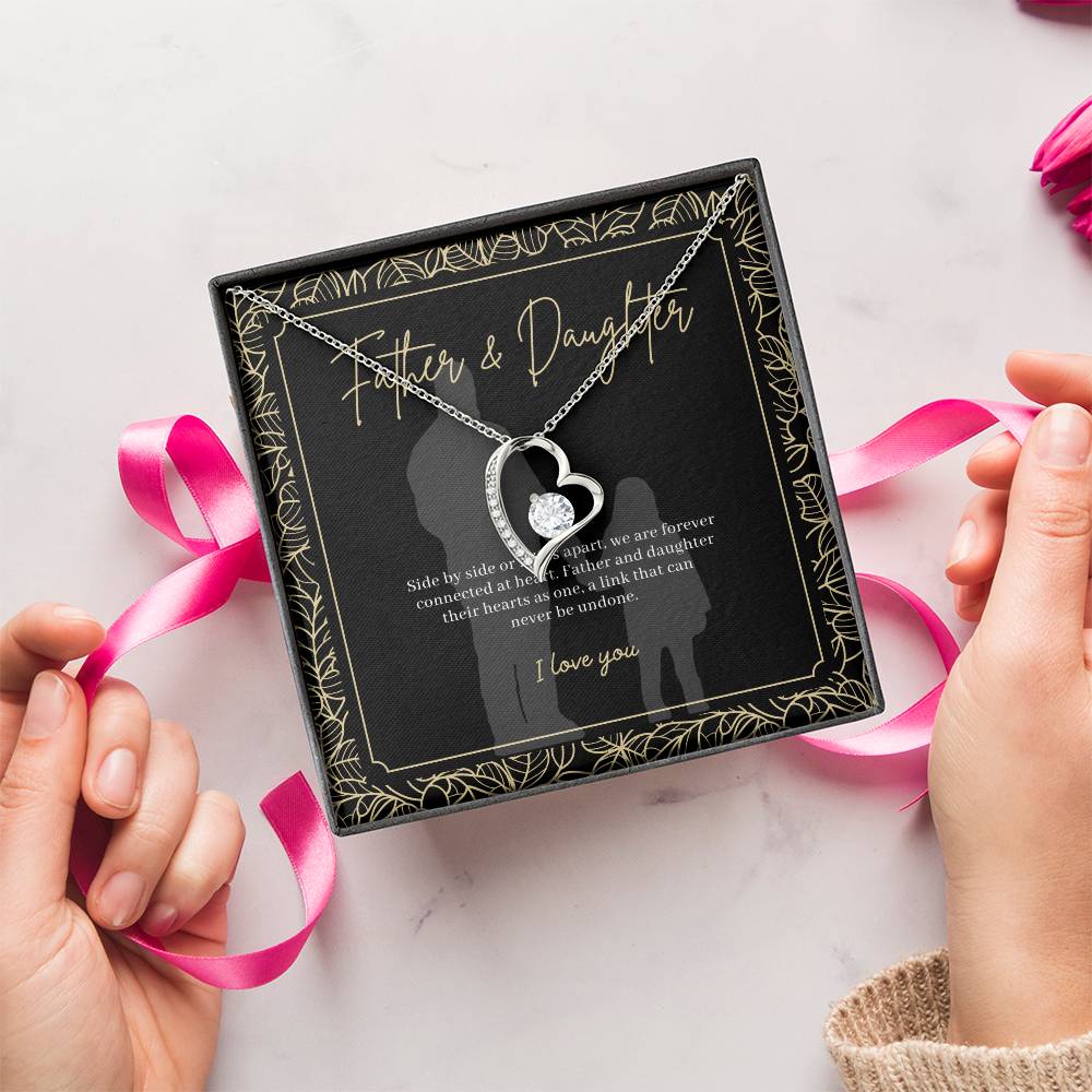 Father And Daughter 1.8 Forever Love Necklace