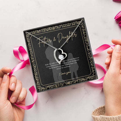 Father And Daughter 1.8 Forever Love Necklace