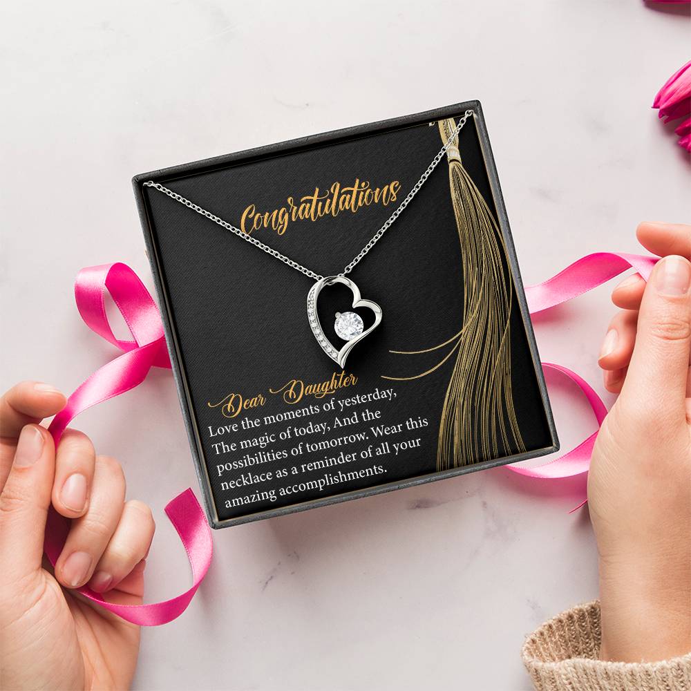 A Graduation Gift-Love Forever Necklace-Love The Moments Forever Love Necklace