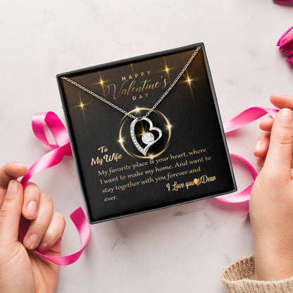 To My Wife I Love You Forever Love Necklace. 1 Forever Love Necklace