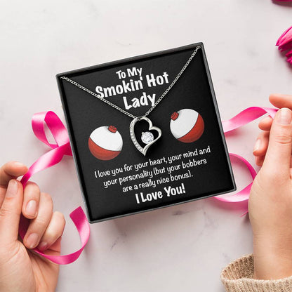 Fisherman's Lady  Customize Gift?? Heart Necklace Forever Love Necklace