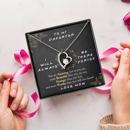 Daughter Gift Necklace Daughter Gift From Mom Daughter Birthday Gift Daughter Necklace Daughter Gift To My Daughter Love Knot Forever Love Necklace