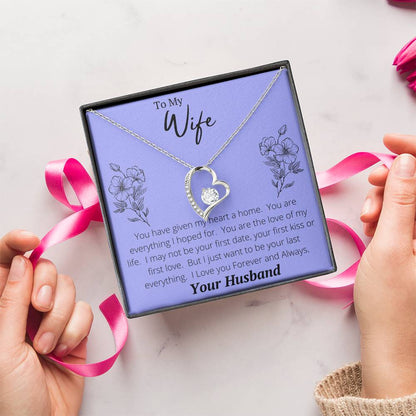 Dazzling Forever Love Necklace For That Special Woman On Valentine's Day Forever Love Necklace