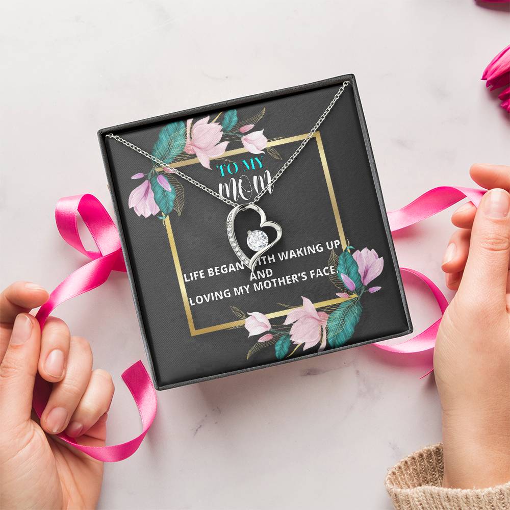 Forever Love Necklace With Message Card Forever Love Necklace