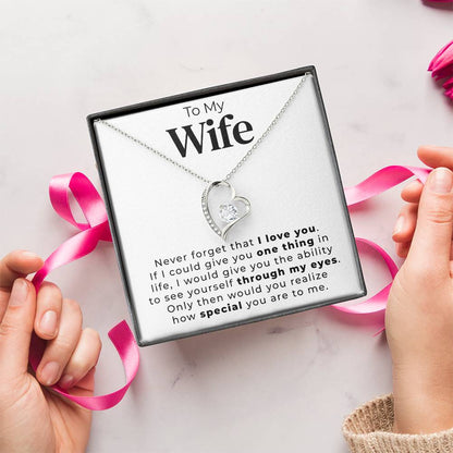 To My Wife One Thing In Life Necklace 1 Forever Love Necklace