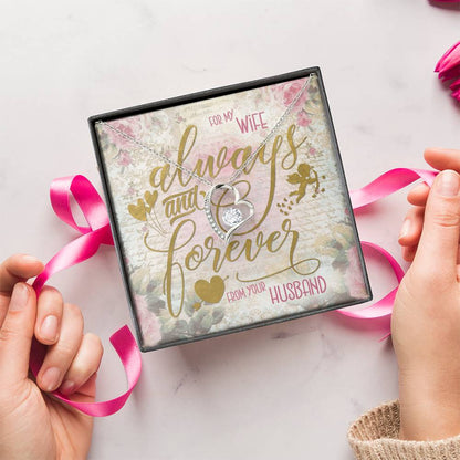 Always And Forever Forever Love Necklace To My Wife Forever Love Necklace