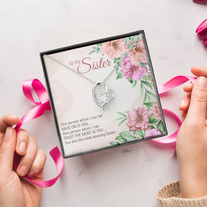 Collection Sister Most Amazing Sister Forever Love Necklace