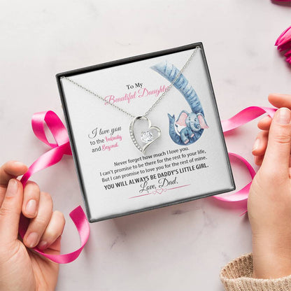 Dad To Daughter Forever Love Necklace