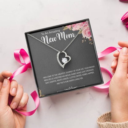 To New Mom Welcome To Motherhood 925 Sterling Silver Pendant 1 Forever Love Necklace