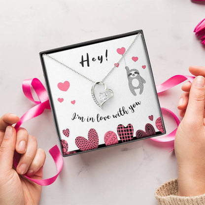 Valentine's Day In Love With You 1 Forever Love Necklace