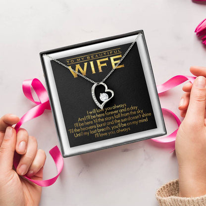 Classic Rock Love Song Forever Love Necklace