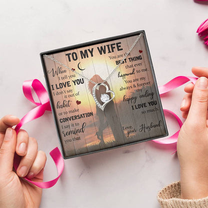 You Are The Best Thing That Ever Happened To Me Forever Love Necklace