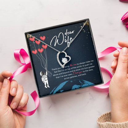 To My Wife Necklace Beyond The Stars 1 Forever Love Necklace