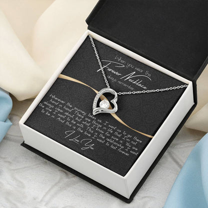To My Wife Forever Necklace When You Wear This Necklace Always Remember. . . 1 Forever Love Necklace