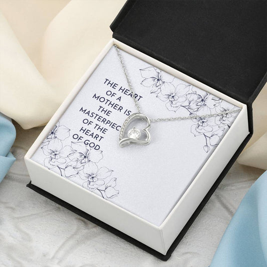 A Mother's Heart Heart Shaped Necklace 1 Forever Love Necklace