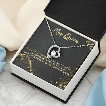 Born May Birthday Gift 4 Forever Love Necklace
