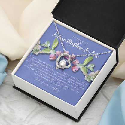 Future Mother In Law Gift Mom In Law Jewelry Mother's Day Gift For Motherinlaw Gift For Mother In Law Motherinlaw Necklace Forever Love Necklace