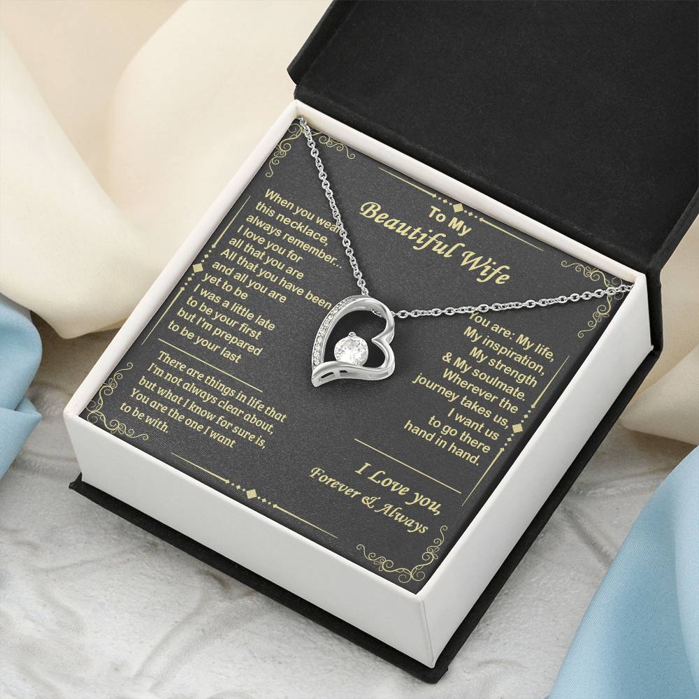Almost Sold Out To My Beautiful Wife Forever Love Necklace