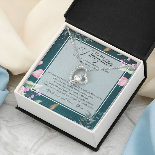Gift For Daughter From Dad Daughter Father Necklace Daughter Gift From Dad To My Daughter Daughters Birthday Forever Love Necklace