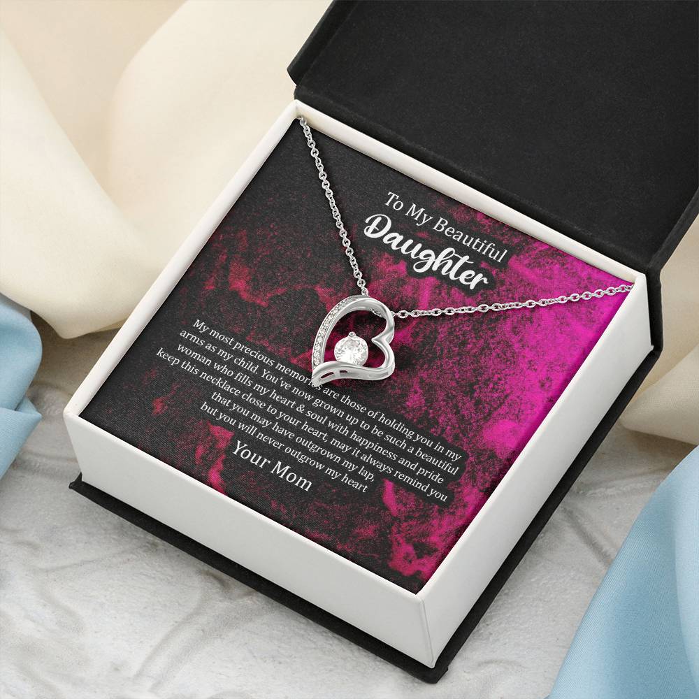 Daughter Necklace To Daughter From Mom Daughter Inspirational Giftdaughter Necklace Gift For Daughter Forever Love Necklace