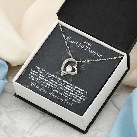 Gift For Daughter From Hunting Dad Daughter Necklace Gift Hunting Necklace Daughter Gift From Dad Gift For Daughter From Dad Daughter Necklace Forever Love Necklace