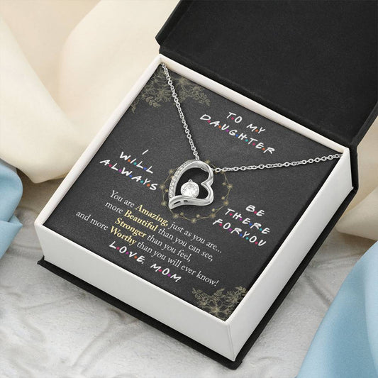Daughter Gift Necklace Daughter Gift From Mom Daughter Birthday Gift Daughter Necklace Daughter Gift To My Daughter Love Knot Forever Love Necklace