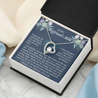 Forever Necklace Boyfriends Mom Forever Love Necklace