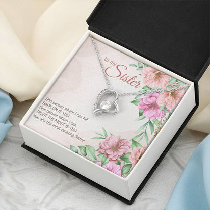 Collection Sister Most Amazing Sister Forever Love Necklace