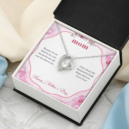 Gift For Mom Mom Gift Mother Daughter Gift Christmas Gift For Mom Mother Poem Mother Thank You Gift For Mother Mom Birthday Gift Forever Love Necklace