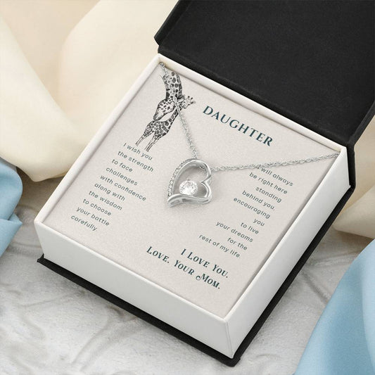 Gift For Daughter From Mom Daughter Mother Necklace Giraffe Necklace Mother And Daughter Mom Gifts From Daughter Gift For Mom From Daughter Forever Love Necklace