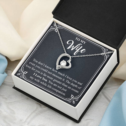 To My Wife 3 Forever Love Necklace