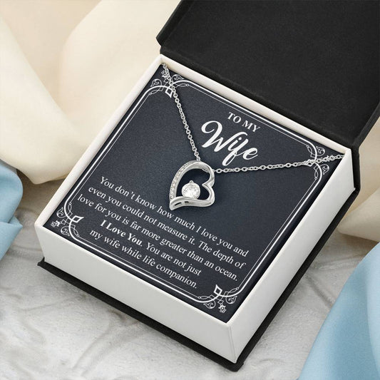 To My Wife 3 Forever Love Necklace