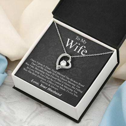 To My Wife The Best Decision 1 Forever Love Necklace