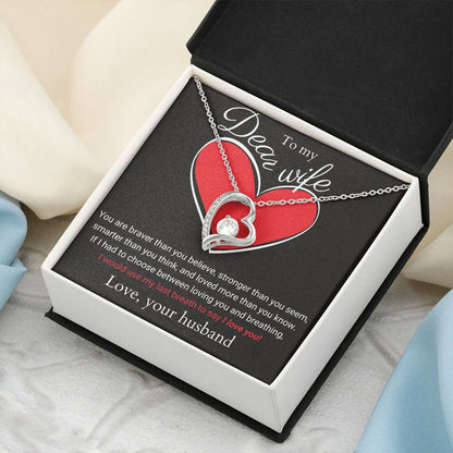 Dear Wife Loved More Than You Know Premium Necklace 1 Forever Love Necklace