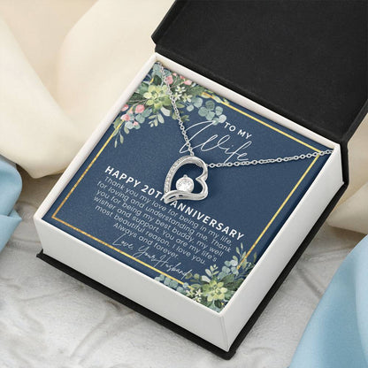 20th Anniversary Gift For Wife 20 Year Anniversary Gifts 20th Wedding Anniversary Gift Ideas 20 Year Anniversary Gift For Forever Love Necklace