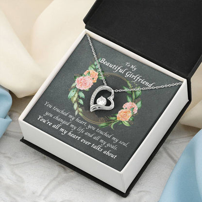 Beautiful Girlfriend Necklace Forever Love Necklace