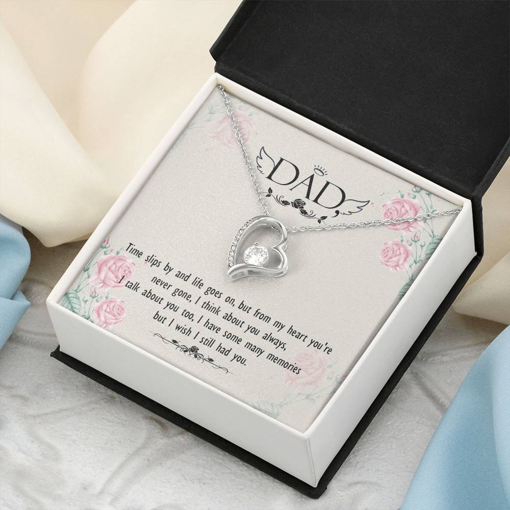 Dad - From My Heart You Are Never Gone - Necklace Forever Love Necklace