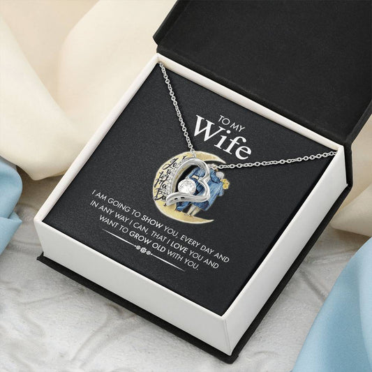 To My Wife 2 1 Forever Love Necklace