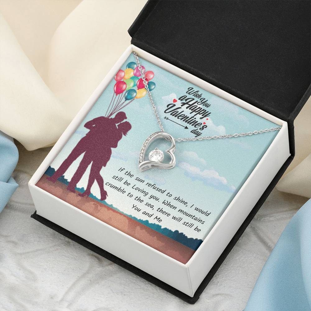 Valentines Day Necklace Gift For Girlfriend And Wife Perfect Love Gift Forever Love Necklace