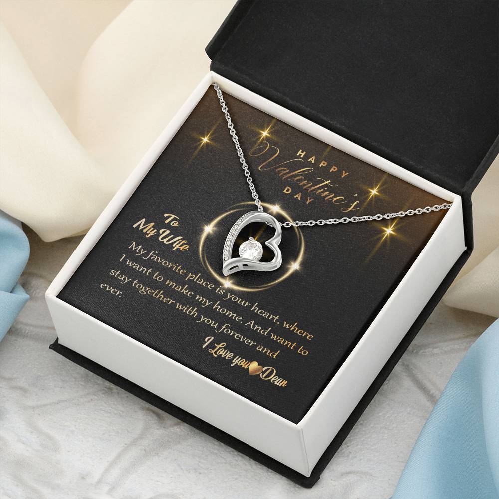 To My Wife I Love You Forever Love Necklace. 1 Forever Love Necklace