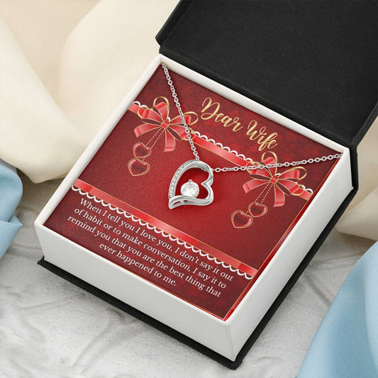 Anniversary Gift For Soulmate Forever Love Necklace