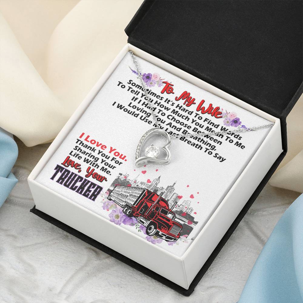 Trucker's Wife 2 1 1 Forever Love Necklace